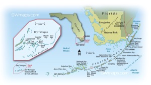 Florida Keys and Dry Tortugas Map