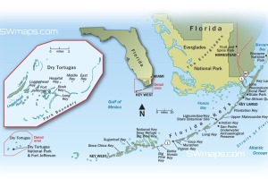 Florida Keys and Dry Tortugas Map